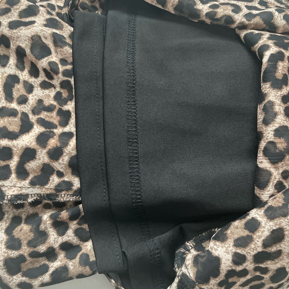 Fair Lady Vintage European Leopard Animal  Print Lined Maxi  Skirt Size 10P - Picture 8 of 8